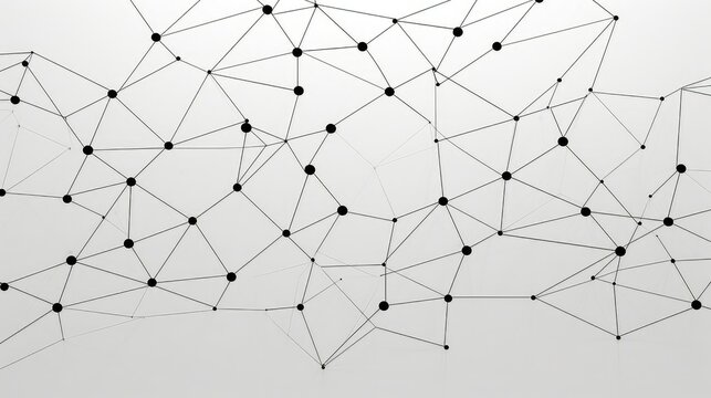 abstract network shapes background illustration connection internet, data computer, structure web abstract network shapes background