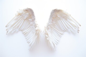White Background With Angel Wings: Creating Heavenly And Ethereal Designs