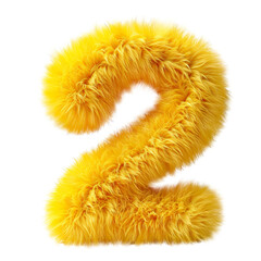 3D Fluffy Number High Quality Clipart PNG, Number Transparent digital download. 