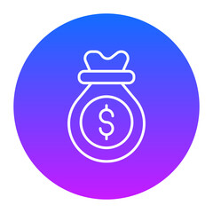 Money Bag Icon of Accounting iconset.