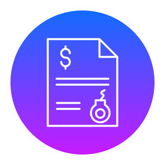 Debt Analysis Icon of Accounting iconset.