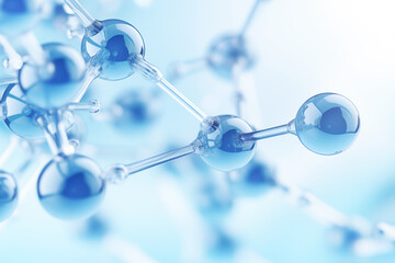 molecular structure, atom, abstract background