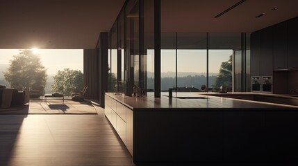 Beautiful stylish modern interior design