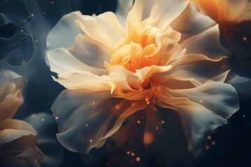 Reveal the delicate brushstrokes of a fine art print using macro photography and high-resolution settings