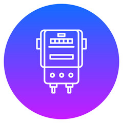 Electric Meter Icon of Engineering iconset.