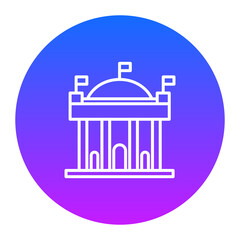Obraz premium Ministry Icon of Diplomacy iconset.