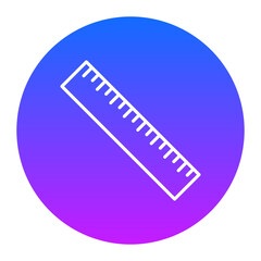 Ruler Icon of Office Stationery iconset.