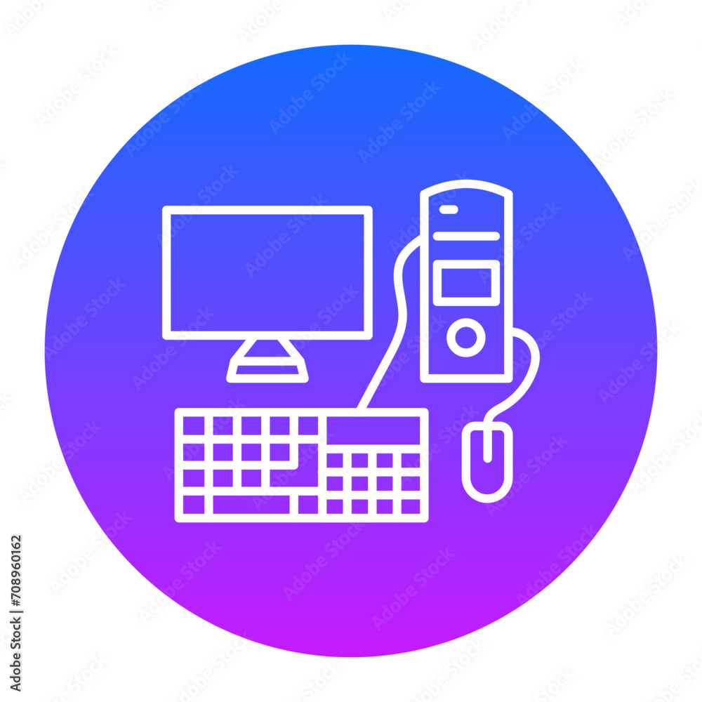 Poster computer icon of office stationery iconset.