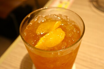 冷たいジュース