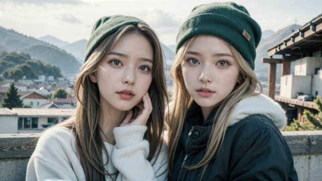 Winter girls models