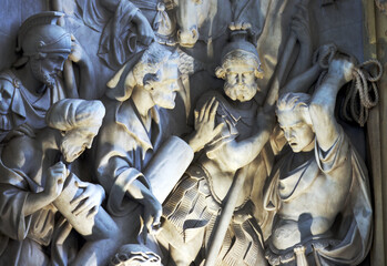 Sculptural Drama: Gothic Relief - Cathedral