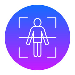 Body Scanner Icon of Immigration iconset.