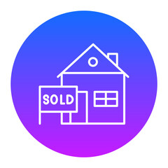 Property Sold Icon of Real Estate iconset.