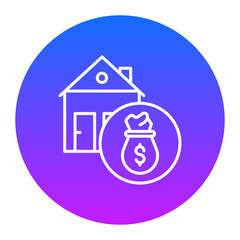 House Money Icon of Real Estate iconset.