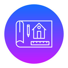 House Plan Icon of Real Estate iconset.
