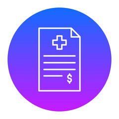 Medical Bill Icon of Medicine iconset.