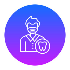 Male Dentist Icon of Medicine iconset.