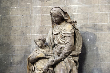 Maternal Grace: Sculpture at Ghent Cathedral