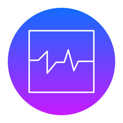 Electrocardiogram Icon of Medicine iconset.