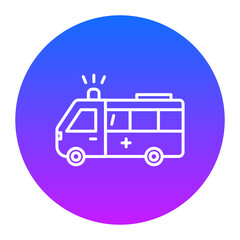 Ambulance Icon of Medicine iconset.