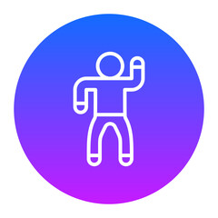 Person Exercising Icon of Physical Fitness iconset.