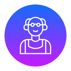 Old Man Icon of Housekeeping iconset.
