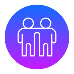 Friends Standing Icon of Housekeeping iconset.