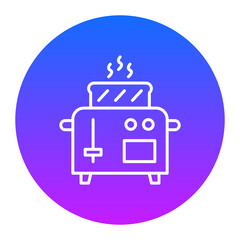 Toaster Icon of Morning and Breakfast iconset.