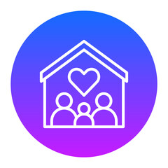 Family Home Icon of Housekeeping iconset.