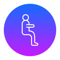 Squat Icon of Workout App iconset.