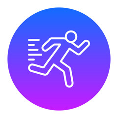 Running Icon of Workout App iconset.