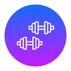 Dumbbells Icon of Workout App iconset.