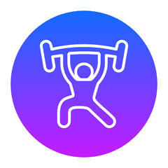 Weightlifting Icon of Olympics iconset.