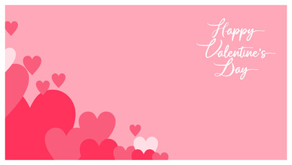 hearts background card banner frame card for valentine and wedding and happy valentine's day letter, pink heart love Paper cut decorations for Valentine's day border or frame design