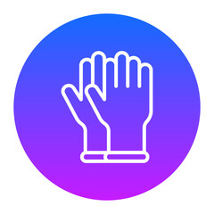Rubber Gloves Icon of House Cleaning iconset.