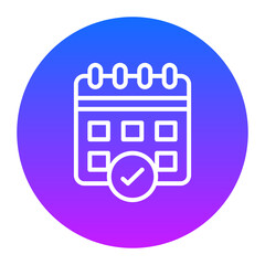 Schedule Icon of Work from Home iconset.