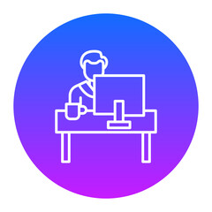 Senior Developer Icon of Computer Programming iconset.