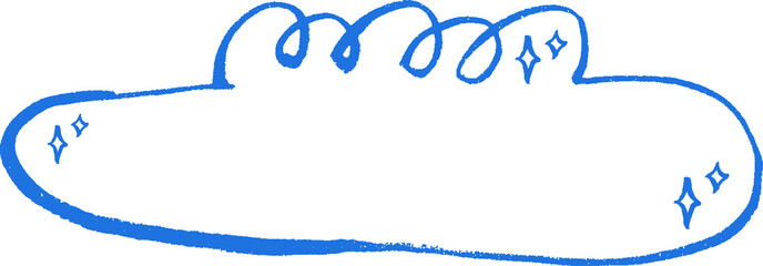 Naklejka premium Cute hand-drawn sign with adorable stars 8. Great for social media posts, posters and stickers for a planner aesthetic.