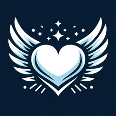 heart with wings