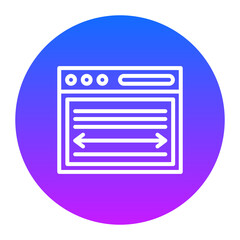 Fototapeta premium Post Sign Icon of Online Marketing iconset.