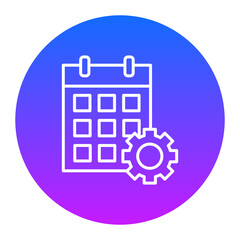 Schedule Icon of Project Management iconset.