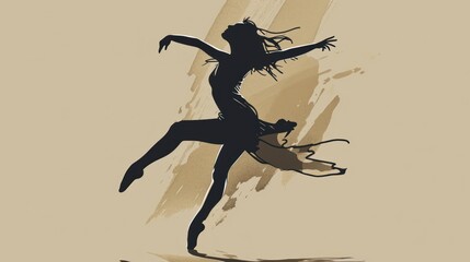  a silhouette of a woman holding a surfboard in her hand while standing on one leg and holding a surfboard in her other hand, in the other hand.