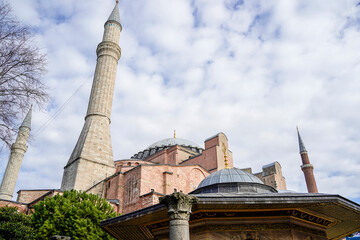 Hagia Sofia Saint Sophia Mosque in Istanbul, Turkey