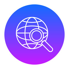 Global Search Icon of Online Education iconset.
