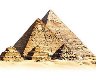 Fototapeta na wymiar Giza's Timeless Pyramids