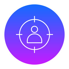 Target Audience Icon of Digital Marketing iconset.