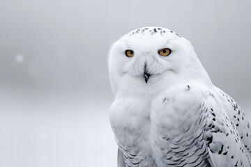 Obraz premium portrait of a polar owl