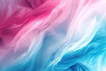 Gordijnen ピンクと青色の抽象的な背景, Generative AI © Image Alchemy