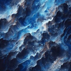 abstract blue background with smoke