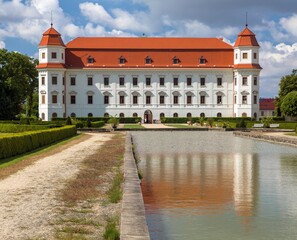 Holesov castle, in local Zámek Holešov, Czech Republic